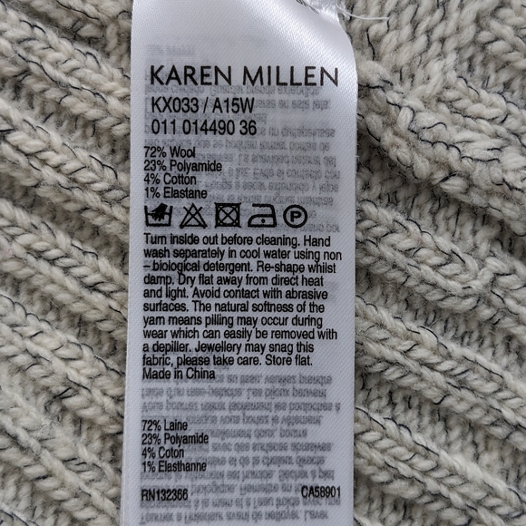 Karen Millen • Belted Sweater Vest Cardigan - Picture 9 of 9
